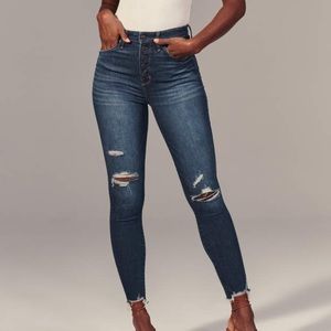 Curve Love High Rise Super Skinny Ankle Jeans